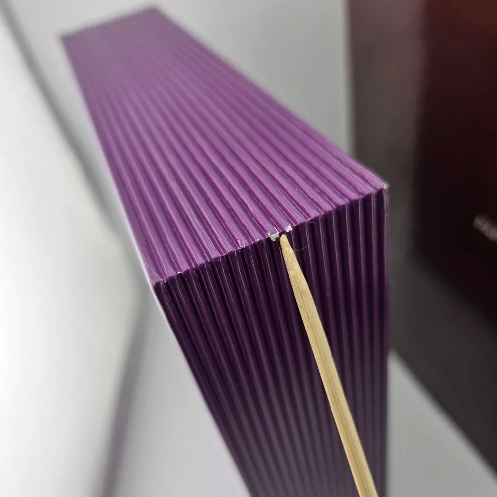 Papyrus Lacquer Photo Frame Unisex 4x6 Amethyst Purple Good Ribbed Edge‎ 561073